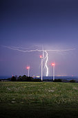 Thunderstorm on the Gold Coast on the night of 21 to 22 August 2021, France