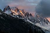 Aiguilles de Chamonix, Mont-Blanc massif, French Alps, France