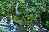 Waterfalls and travertines, Slunj, Croatia