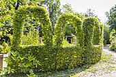 Le Jardin du curé, Parc Floral de la Court d'Aron, Saint Cyr-en-Talmondais, Vendée, France
