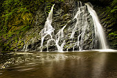 Fairy Glen waterfall, Rosemarkie, Landscape of Scotland- Great Britain