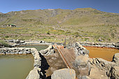San Pedro thermal baths, Rio Teno valley, Andes, Maule region, Chile