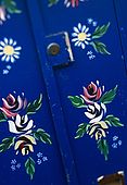 United Kingdom London Regent's Canal Detail of a houseboat's door at Lisson Grove.