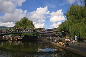United Kingdom London Regent's Canal The footbridge at Camden.