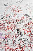 Graffiti on the walls of Verona, Veneto, Italy