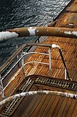 The decks of Galeb, Tito's old luxury yacht, Rijeka, Croatia