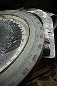 Compass on board Galeb, Tito's old luxury yacht, Rijeka, Croatia