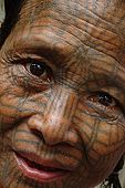 Arakan, along Laymyo river, Chin woman by Sinkie Ywa