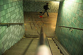 Sweden, Stockholm, Tunnelbana or T-bana (subway), Gamla Stan station