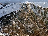 Italy, Veneto, I World War (1915-1918)  Monte Grappa locations. Boccaor-Meate military road
