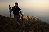 Italy, Sicily, Stromboli island. Ascent to crater.