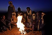 Gerewol festival, Niger. Night camp