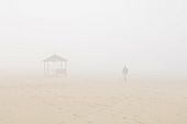 Rimini, Italy. The famous beaches of Rimini, bursting with life in the summer, are transformed into a ghostly no-mans land during the winter months.