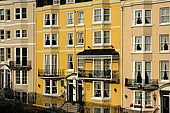 Traditional Liberty-style buildings on the coast at Brighton