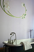 Detail of the bath in 'The Suite' at Blanch House