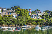 France, Brittany, Clohars-Carnoët, port of Doëlan