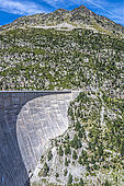 France, Hautes-Pyrénées, Haute-Vallée d'Aure, barrage hydroélectrique de Cap de Long