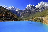 Yunnan, Lijiang, Yulong Xueba National Park, Blue Moon Lake