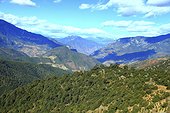 Yunnan, Lijiang, Ninglang, mountain scenery