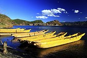 Yunnan, Lijiang, Lugu Lake, Zhucao Boat