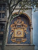 The Conciergerie Clock, The Clock Tower (Tour de l’Horloge). The oldest public clock Paris as remaining part of the Palais de la Cite
