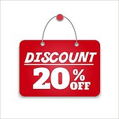 Sign board discount