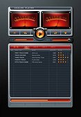 Analog Stereo MP3 Music Media Player vector