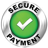 secure payment label