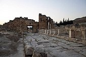 Ruins of ancient city Hierapolis, Turkey