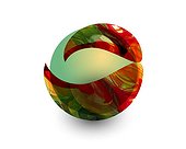 3d abstract ball