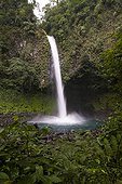 Costa Rica - La Fortuna - the famous waterfall Catarata de la Fortuna