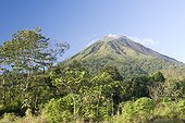 Costa Rica - La Fortuna - Arenal Volcano is an active volcano (1657 meters)