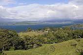 Costa Rica - View of the Arenal lake La Fortuna near Tilaran