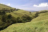 Costa Rica - Hills near the village of Quebrada Grande