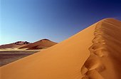 Namibia - Namib Naukluft park - Famous dune n¡45 located between Sossusvlei and Sesriem - View from top of the dune.