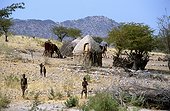 Namibia - tradionnal village East from Epupa
