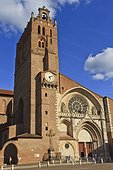 France, Toulouse, Saint Etienne Church, [west facade]