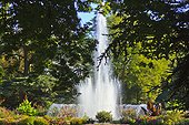 France, Toulouse, Grand Rond Gardens, [water jet]