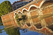 France, Toulouse, Tounis bridge,[Garonne River], Pont de Tounis