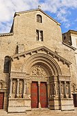 France, Arles, St Trophime, church, west portal