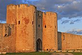 France, Camarque, Aigues-Mortes, Main Gate,City walls