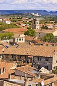 France, Arles, cityscape, rooftops, belfry