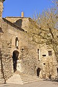 France, Provence, Gordes, interior view, fortified village
