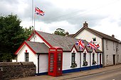 Northern Ireland, Ballymoney, telephone booth