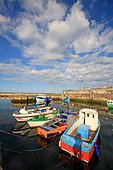 Northern Ireland, county Antrim, Carnlough, the port