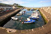 Northern Ireland, county Antrim, Carnlough, the port