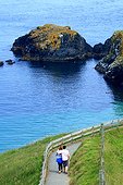 Northern Ireland, Carrick-a-Rede, Larry Bane bay