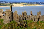Northern Ireland, county Antrim, Dunluce castle