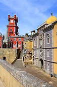 Portugal, Sintra municipality, Serra de Sintra, Pena National Palace