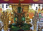 Thailande, Chiang Mai, wat phrathat doi suthep, Bouddha de jade